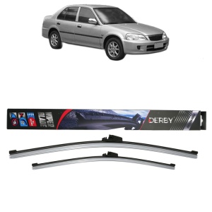 Set stergatoare auto HONDA CITY Saloon din 1999-2003, Derby, din cauciuc siliconat rezistent