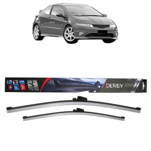 Set stergatoare auto HONDA CIVIC VIII Hatchback (FN, FK) din 2005-2012, Derby, din cauciuc siliconat rezistent