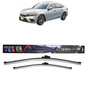 Set stergatoare auto HONDA CIVIC XI Hatchback (FL) din 2022, Derby, din cauciuc siliconat rezistent