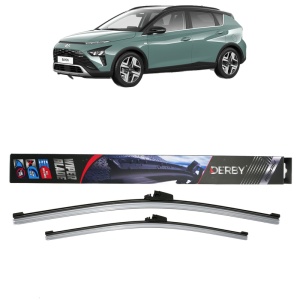 Set stergatoare auto HYUNDAI BAYON (BC3) din 2021-2023, Derby, din cauciuc siliconat rezistent
