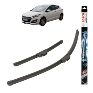 Set stergatoare auto HYUNDAI i30 Coupe din 2013-2017, Bosch Aerotwin Retrofit, din cauciuc siliconat rezistent