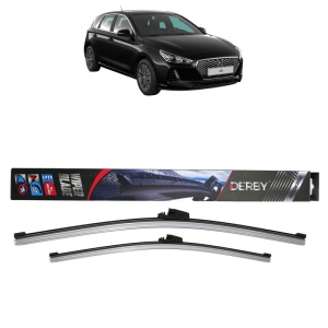 Set stergatoare auto HYUNDAI i30 (PDE, PD, PDEN) din 2016-2021, Derby, din cauciuc siliconat rezistent