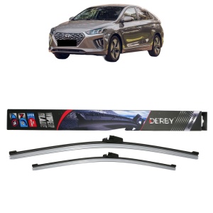 Set stergatoare auto HYUNDAI IONIQ (AE) din 2016-2022, Derby, din cauciuc siliconat rezistent