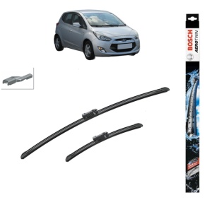 Set stergatoare auto HYUNDAI ix20 (JC) din 2010-2019, Bosch Aerotwin, din cauciuc siliconat rezistent