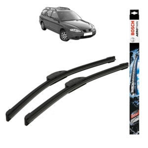 Set stergatoare auto HYUNDAI LANTRA II Estate (J-2) din 1995-2000, Bosch Aerotwin Retrofit, din cauciuc siliconat rezistent