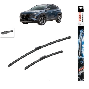 Set stergatoare auto HYUNDAI TUCSON (NX4E, NX4A) din 2020-2025, Bosch Aerotwin, din cauciuc siliconat rezistent