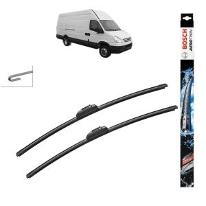 Set stergatoare auto IVECO DAILY IV Van din 2006-2011, Bosch Aerotwin Retro Truck, din cauciuc siliconat rezistent