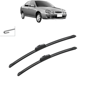 Set stergatoare auto KIA SHUMA I (FB) din 1997-2001, Bosch Aerotwin Retrofit, din cauciuc siliconat rezistent - Img 8