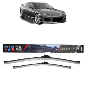 Set stergatoare auto MAZDA RX-8 (SE, FE) din 2003-2012, Derby, din cauciuc siliconat rezistent