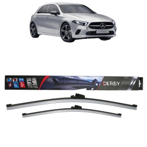 Set stergatoare auto MERCEDES-BENZ A-CLASS (W177) din 2018-2020, Derby, din cauciuc siliconat rezistent