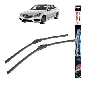 Set stergatoare auto MERCEDES-BENZ E-CLASS (W213) din 2016-2023, Bosch Aerotwin, din cauciuc siliconat rezistent