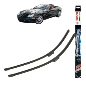 Set stergatoare auto MERCEDES-BENZ SLR Roadster (R199) din 2006-2007, Bosch Aerotwin, din cauciuc siliconat rezistent