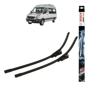 Set stergatoare auto MERCEDES-BENZ SPRINTER 3,5-t Bus (B906) din 2006-2020, Bosch Aerotwin, din cauciuc siliconat rezistent