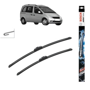 Set stergatoare auto MERCEDES-BENZ VANEO (414) din 2002-2005, Bosch Aerotwin Retrofit, din cauciuc siliconat rezistent