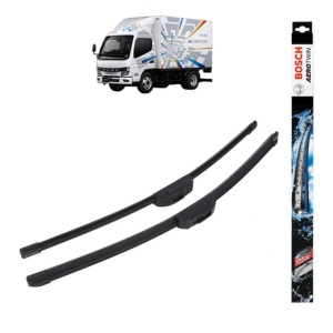 Set stergatoare auto MITSUBISHI Canter VI (FE5, FE6, FB5, FB6) din 1986-2005, Bosch Aerotwin Retrofit, din cauciuc siliconat rezistent