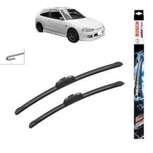 Set stergatoare auto MITSUBISHI COLT V (CJ_, CP_) din 1996-2003, Bosch Aerotwin Retrofit, din cauciuc siliconat rezistent