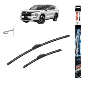 Set stergatoare auto MITSUBISHI OUTLANDER IV (GM_W, DG, GN_W) din 2021-2025, Bosch Aerotwin Retrofit, din cauciuc siliconat rezistent