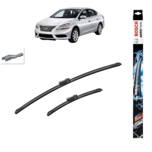 Set stergatoare auto NISSAN SENTRA VII (B17) din 2014, Bosch Aerotwin, din cauciuc siliconat rezistent