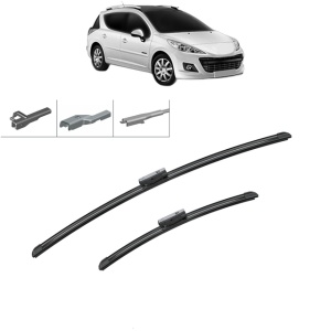 Set stergatoare auto PEUGEOT 207 SW Estate Van (WK_) din 2007-2012, Bosch Aerotwin Multi, din cauciuc siliconat rezistent - Img 8