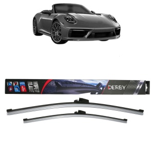 Set stergatoare auto PORSCHE 911 Convertible (992) din 2019-2024, Derby, din cauciuc siliconat rezistent