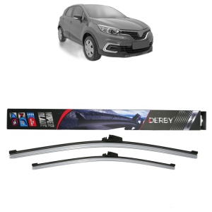 Set stergatoare auto RENAULT KAPTUR (H5_) din 2016-2021, Derby, din cauciuc siliconat rezistent - Img 1