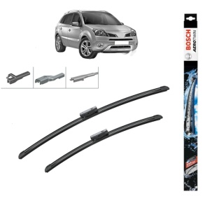 Set stergatoare auto RENAULT KOLEOS I (HY_) din 2008-2013, Bosch Aerotwin Multi, din cauciuc siliconat rezistent