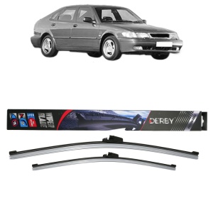 Set stergatoare auto SAAB 9-3 (YS3D) din 1998-2002, Derby, din cauciuc siliconat rezistent