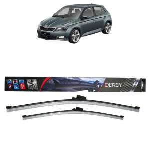 Set stergatoare auto SKODA FABIA III (NJ3) din 2014-2021, Derby, din cauciuc siliconat rezistent