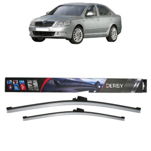 Set stergatoare auto SKODA OCTAVIA II (1Z3) din 2004-2013, Derby, din cauciuc siliconat rezistent