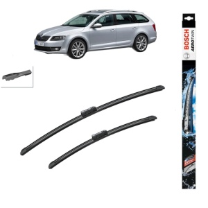 Set stergatoare auto SKODA OCTAVIA III Combi (5E5, 5E6) din 2012-2020, Bosch Aerotwin, din cauciuc siliconat rezistent