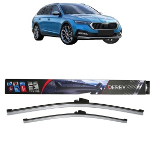Set stergatoare auto SKODA OCTAVIA IV (NX3, NN3, PV3) din 2020-2025, Derby, din cauciuc siliconat rezistent
