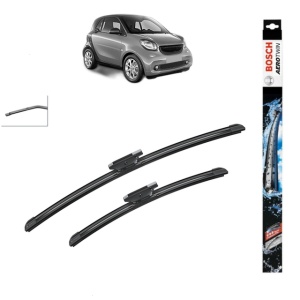 Set stergatoare auto SMART FORTWO Coupe (453) din 2014-2017, Bosch Aerotwin, din cauciuc siliconat rezistent