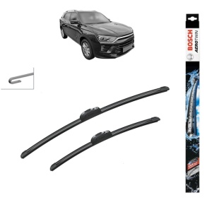Set stergatoare auto SSANGYONG KORANDO (C300) din 2021-2023, Bosch Aerotwin Retrofit, din cauciuc siliconat rezistent