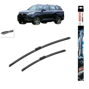 Set stergatoare auto SSANGYONG REXTON VAN (Y400) din 2017, Bosch Aerotwin, din cauciuc siliconat rezistent
