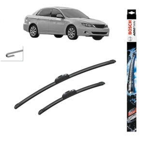 Set stergatoare auto SUBARU IMPREZA Saloon (GE, GV) din 2007-2014, Bosch Aerotwin Retrofit, din cauciuc siliconat rezistent