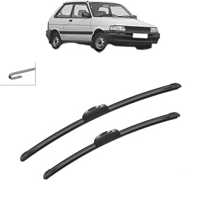 Set stergatoare auto SUBARU JUSTY II (JMA, MS) din 1995-2003, Bosch Aerotwin Retrofit, din cauciuc siliconat rezistent - Img 7