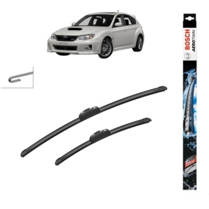 Set stergatoare auto SUBARU WRX Hatchback (GP) din 2010-2014, Bosch Aerotwin Retrofit, din cauciuc siliconat rezistent