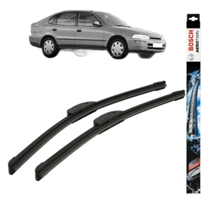 Set stergatoare auto TOYOTA COROLLA Liftback (_E10_) din 1992-1997, Bosch Aerotwin Retrofit, din cauciuc siliconat rezistent