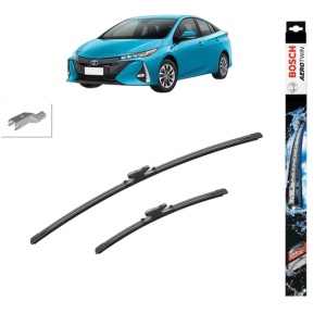 Set stergatoare auto TOYOTA PRIUS PHV (_W52_) din 2016-2022, Bosch Aerotwin, din cauciuc siliconat rezistent