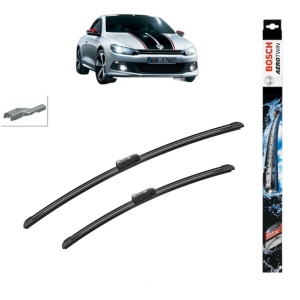 Set stergatoare auto VOLKSWAGEN SCIROCCO Van (137) din 2008-2014, Bosch Aerotwin, din cauciuc siliconat rezistent
