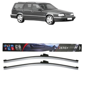 Set stergatoare auto VOLVO 850 Estate (855) din 1992-1997, Derby, din cauciuc siliconat rezistent