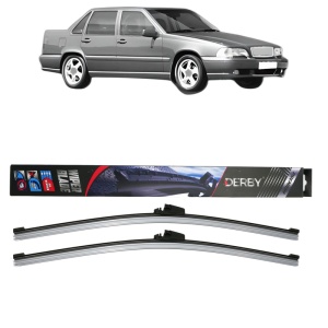 Set stergatoare auto VOLVO S70 (874) din 1996-2000, Derby, din cauciuc siliconat rezistent