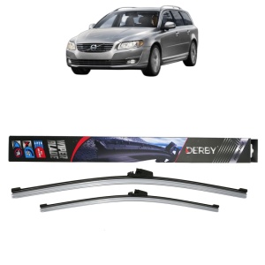Set stergatoare auto VOLVO V70 III Estate Van (135) din 2013-2015, Derby, din cauciuc siliconat rezistent