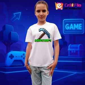 Tricou Minecraft Arc De Lemn Tricou Alb Copii | Dama | Barbat - Img 189