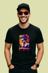 Tricou Tried To Be Normal Rockstar 2 Minutes, Copii | Dama | Barbat, culoare negru - Img 1