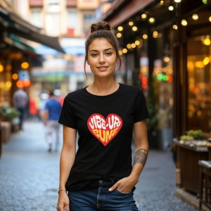 Tricou VibeNegru,uri bune Negru, Copii | Dama | Barbat - Img 12