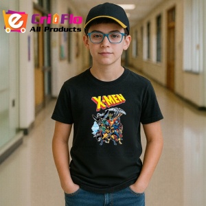 Tricou Xmen supereroii marvel cu puteri speciale in lupta impotriva raului, Copii | Dama | Barbat , tricou negru - Img 2