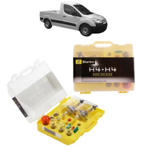 Kit trusa Set becuri H4 compatibila cu CITROEN BERLINGO Platform/Chassis (B9) din 2008-2021, bec far, semnalizare , pozitie, iluminare numar, frana, plafoniera, stop frana