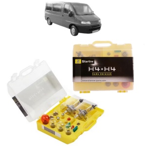 Kit trusa Set becuri H4 compatibila cu FIAT DUCATO Bus (230_) din 1994-2002, bec far, semnalizare , pozitie, iluminare numar, frana, plafoniera, stop frana