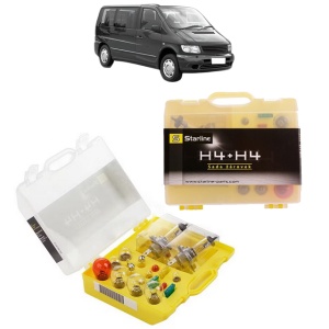 Kit trusa Set becuri H4 compatibila cu MERCEDES-BENZ V-CLASS (638/2) din 1996-2003, bec far, semnalizare , pozitie, iluminare numar, frana, plafoniera, stop frana